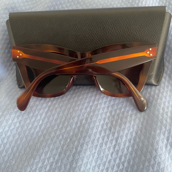 Celine Cat-Eye 50mm Tortoise Sunglasses - Picture 5 of 13